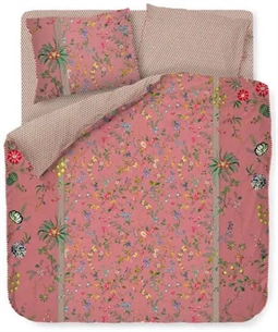 Blomstret sengetøj - Petites Fleur Pink - 2 i 1 sengesæt - 100% bomuld - Pip Studio sengetøj